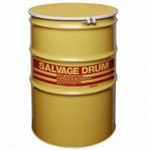 110 Gallon Steel Salvage Drums - Lined
